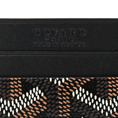 Goyard Goyardine Saint Sulpice Card Holder Black 6 of 8