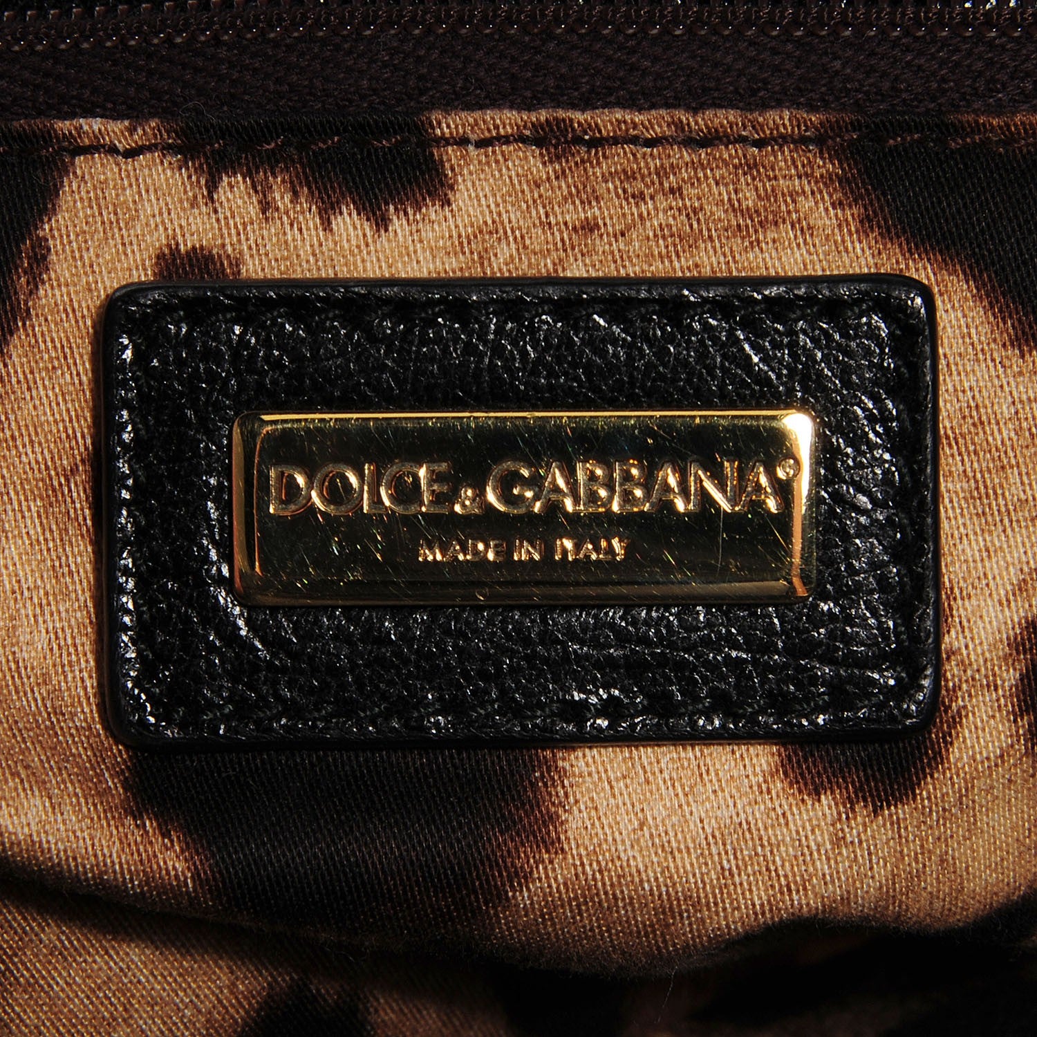 Dolce & Gabbana Deerskin Large Miss Sicily Satchel Black 9 of 9