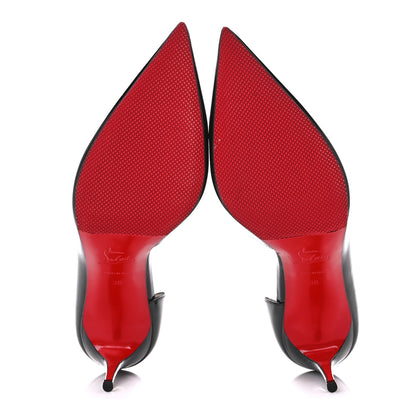 Christian Louboutin Patent Iriza 85 Pumps 38 Black 5 of 9