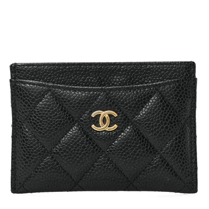Chanel Caviar Quilted Card Holder Black 1 of 8