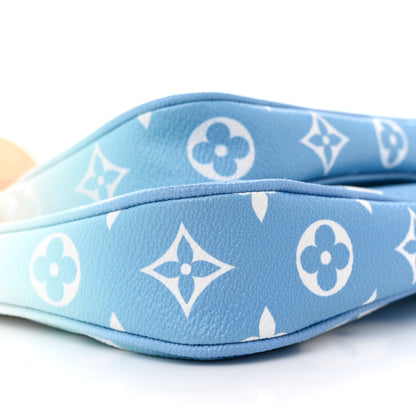 Louis Vuitton LOUIS VUITTON Monogram Giant By The Pool Multi Pochette Accessories Blue 9 of 14