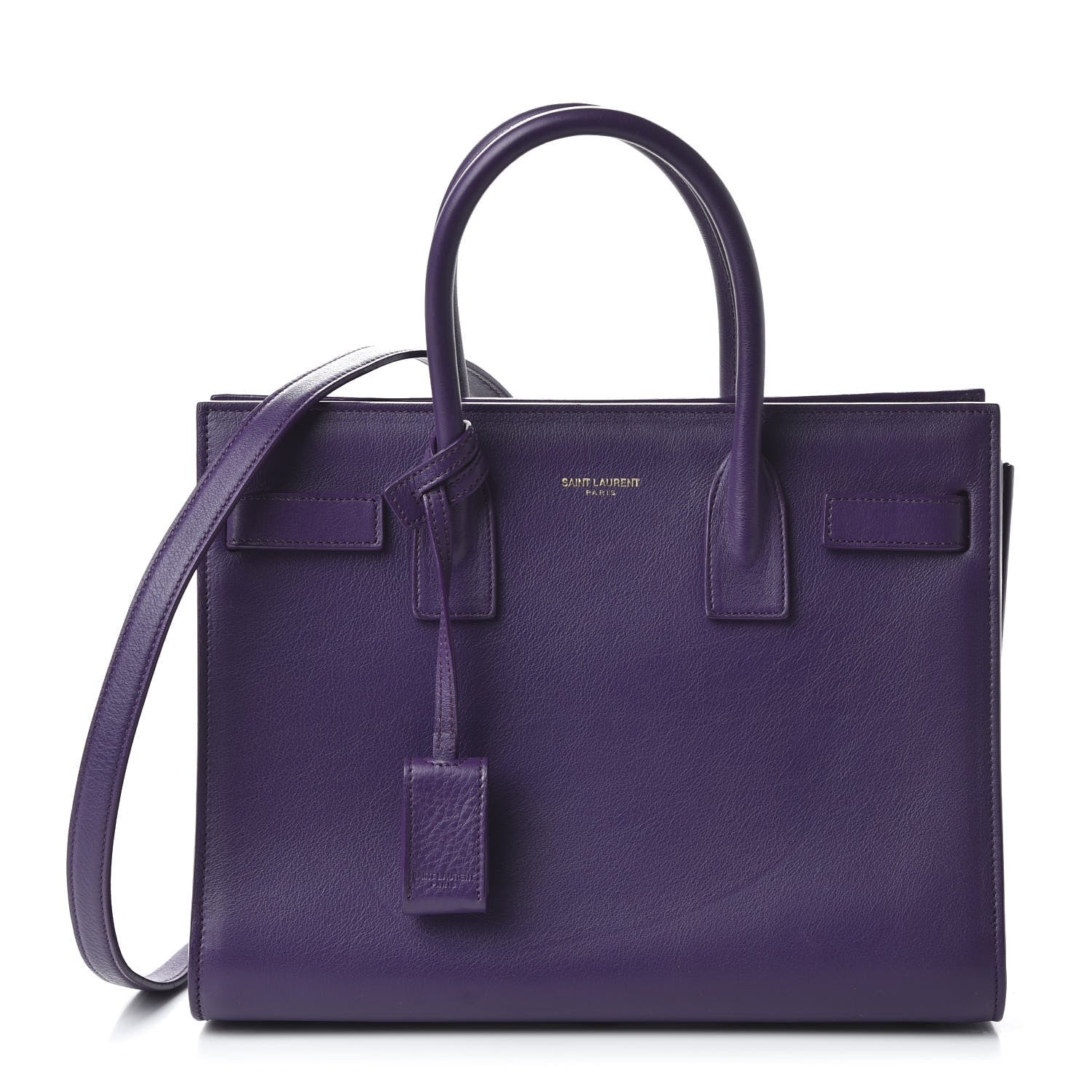 Saint Laurent Calfskin Baby Sac de Jour Purple 1 of 9