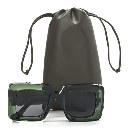 Loewe Acetate Anagram Square Sunglasses LW40176U Green 7 of 7