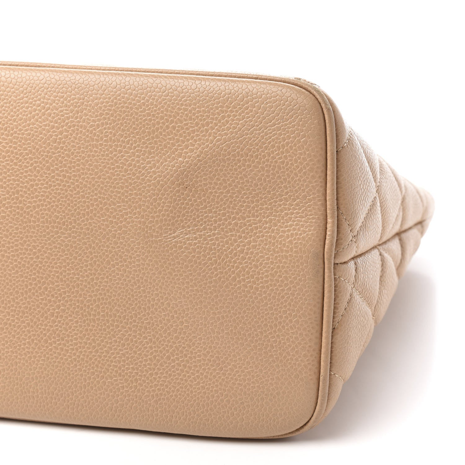 Chanel Caviar Quilted Medallion Tote Beige 7 of 14