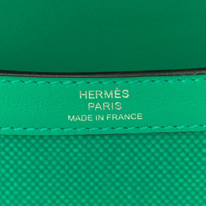 Hermes Swift Toile H Berline Constance 24 Menthe 6 of 9