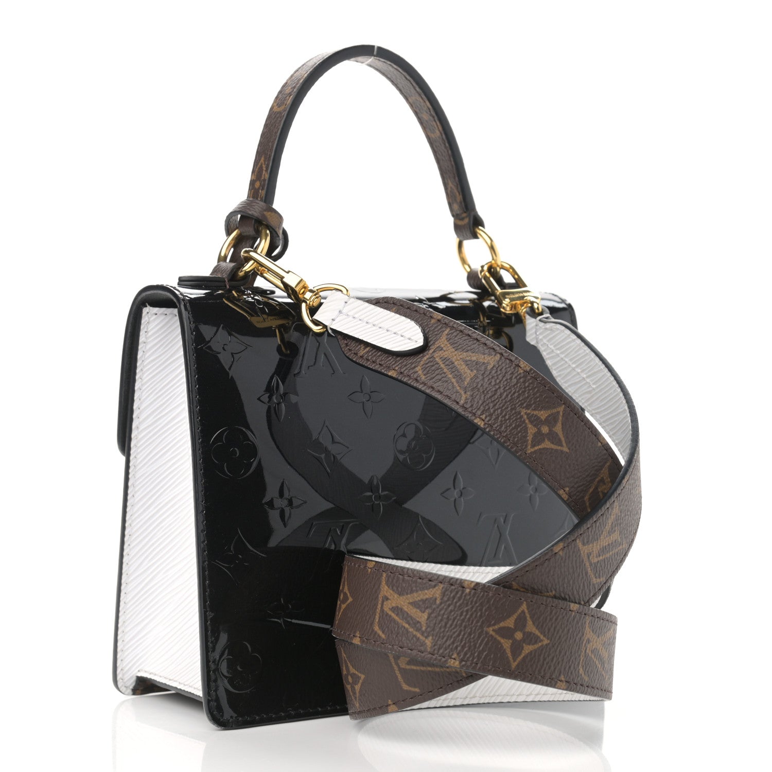 Louis Vuitton Vernis Epi Monogram Spring Street Black 3 of 10