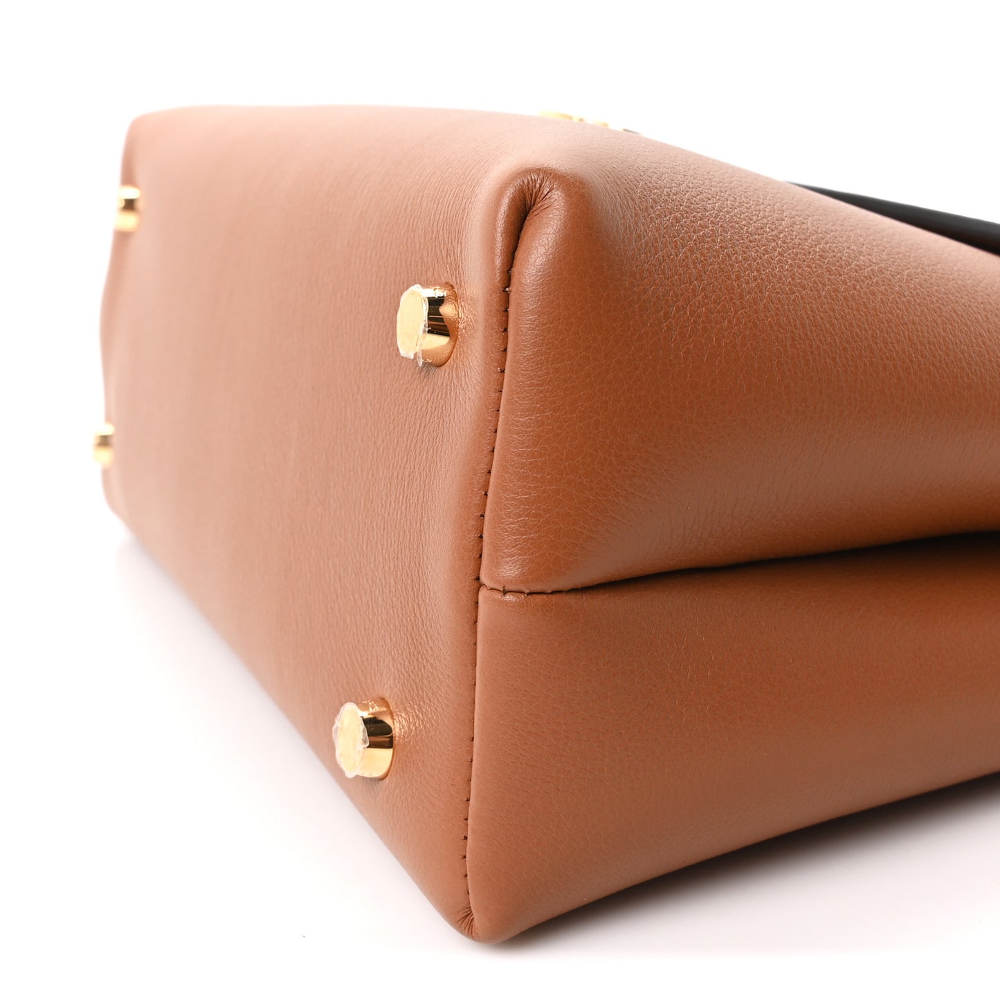 Supple Calfskin Medium Nino Tan Bronze