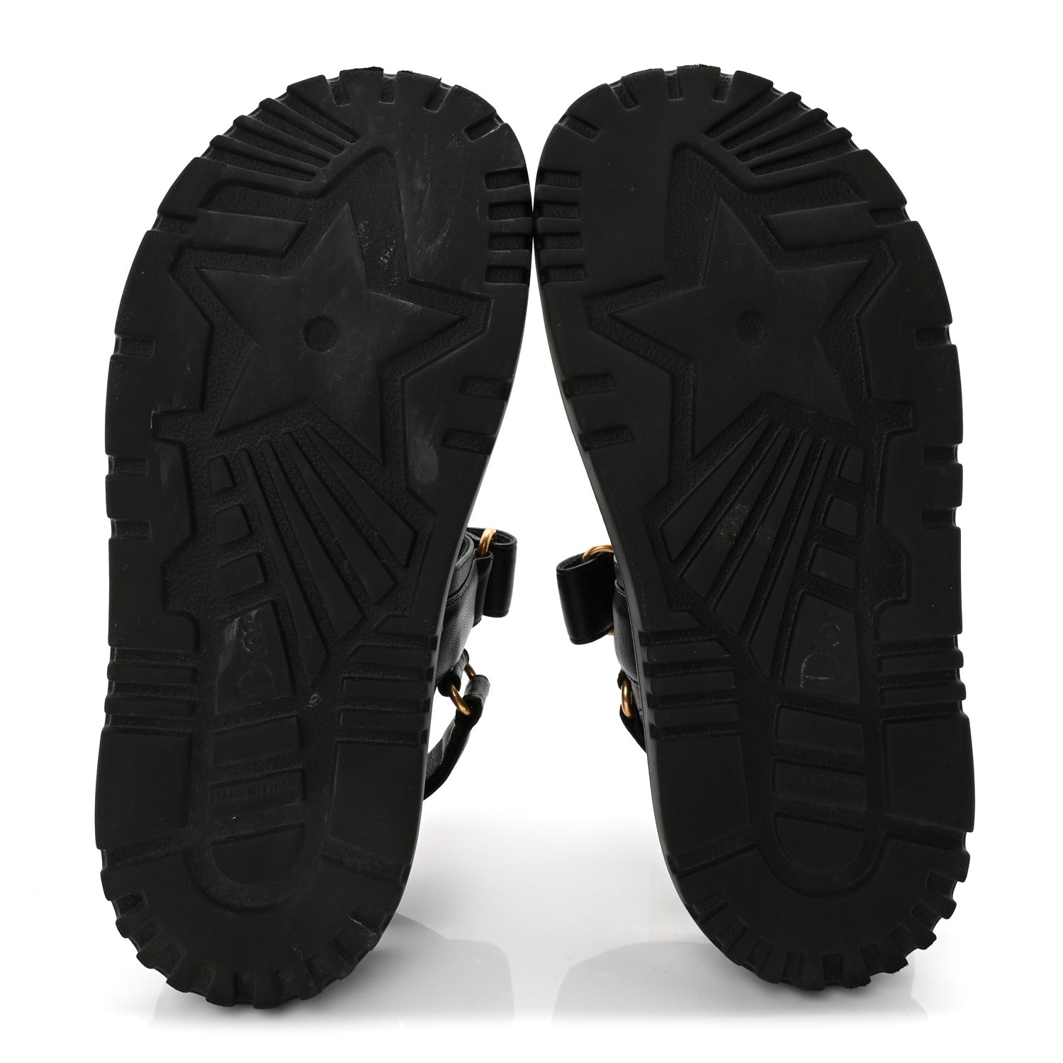 Christian Dior Lambskin Dioract 10mm Sandals 36.5 Black 6 of 9