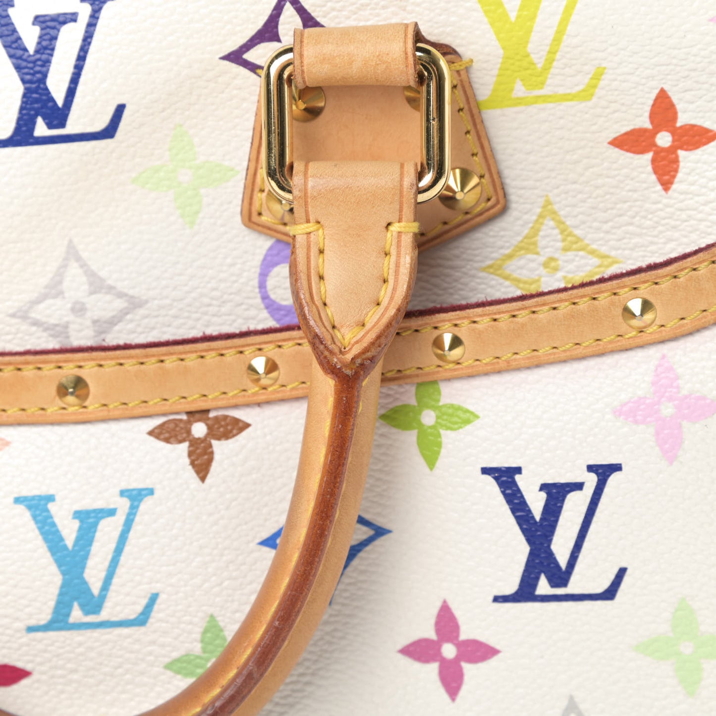 Monogram Multicolor Trouville White
