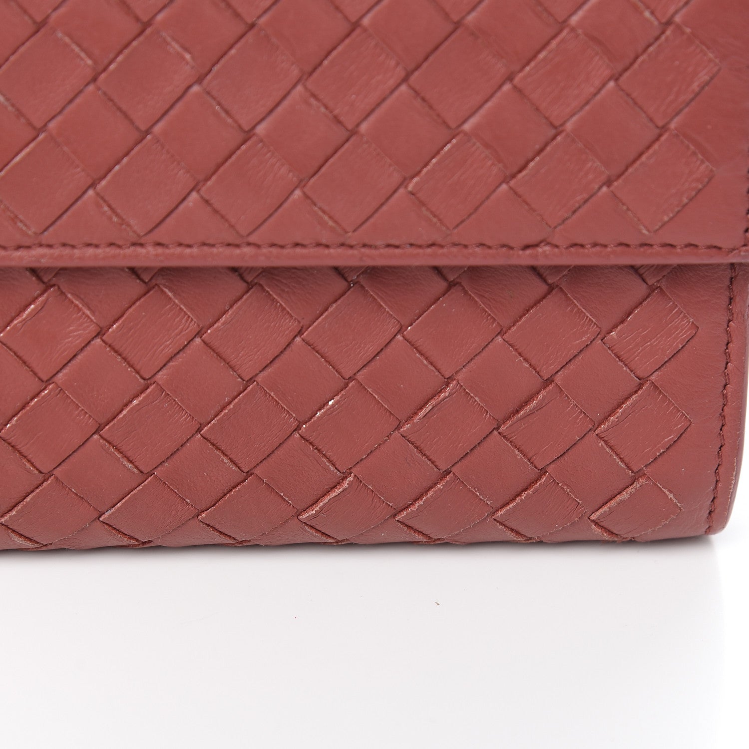 Bottega Veneta Nappa Intrecciato Continental Flap Wallet Pompei 10 of 12