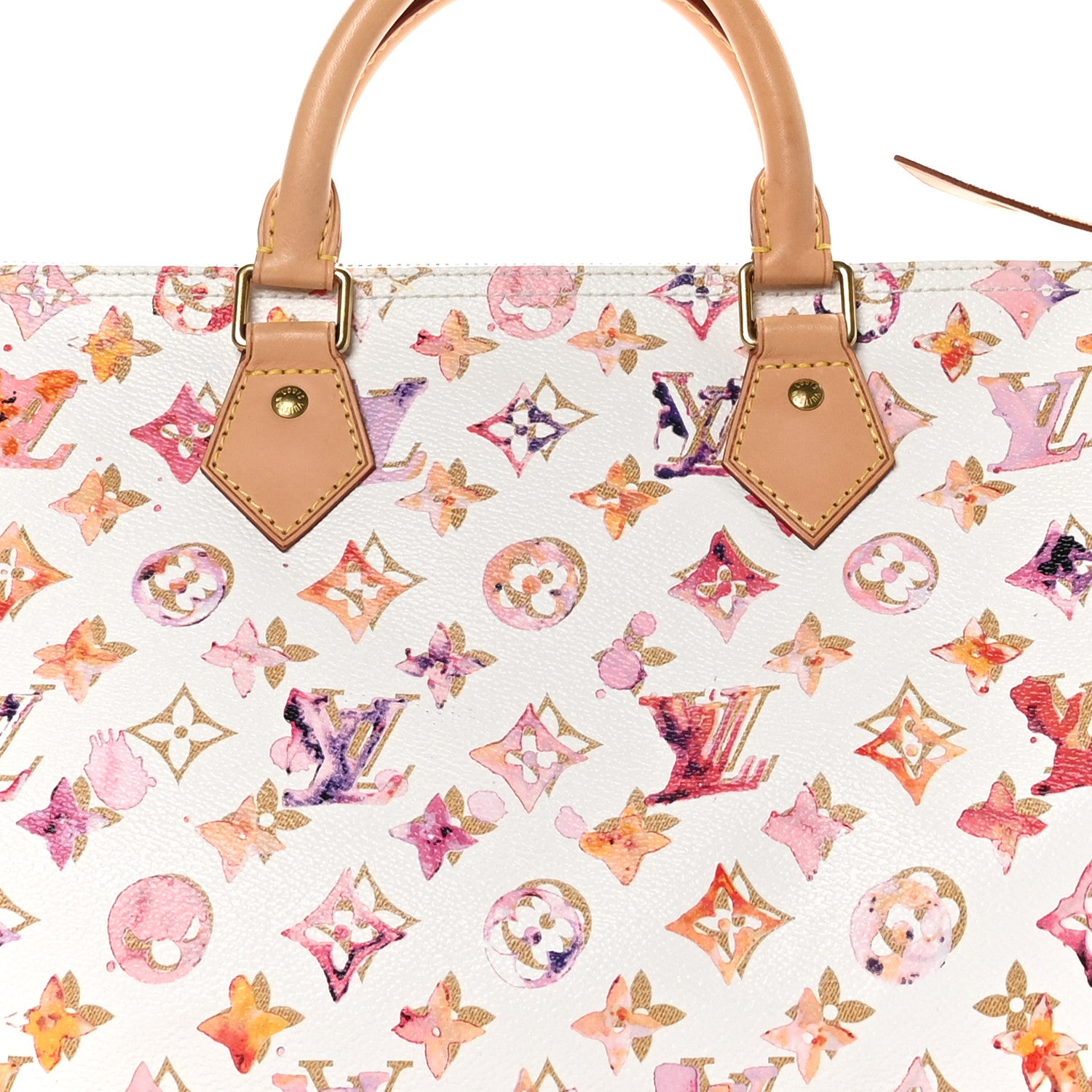 Louis Vuitton Watercolor Aquarelle Speedy 35 White 7 of 11