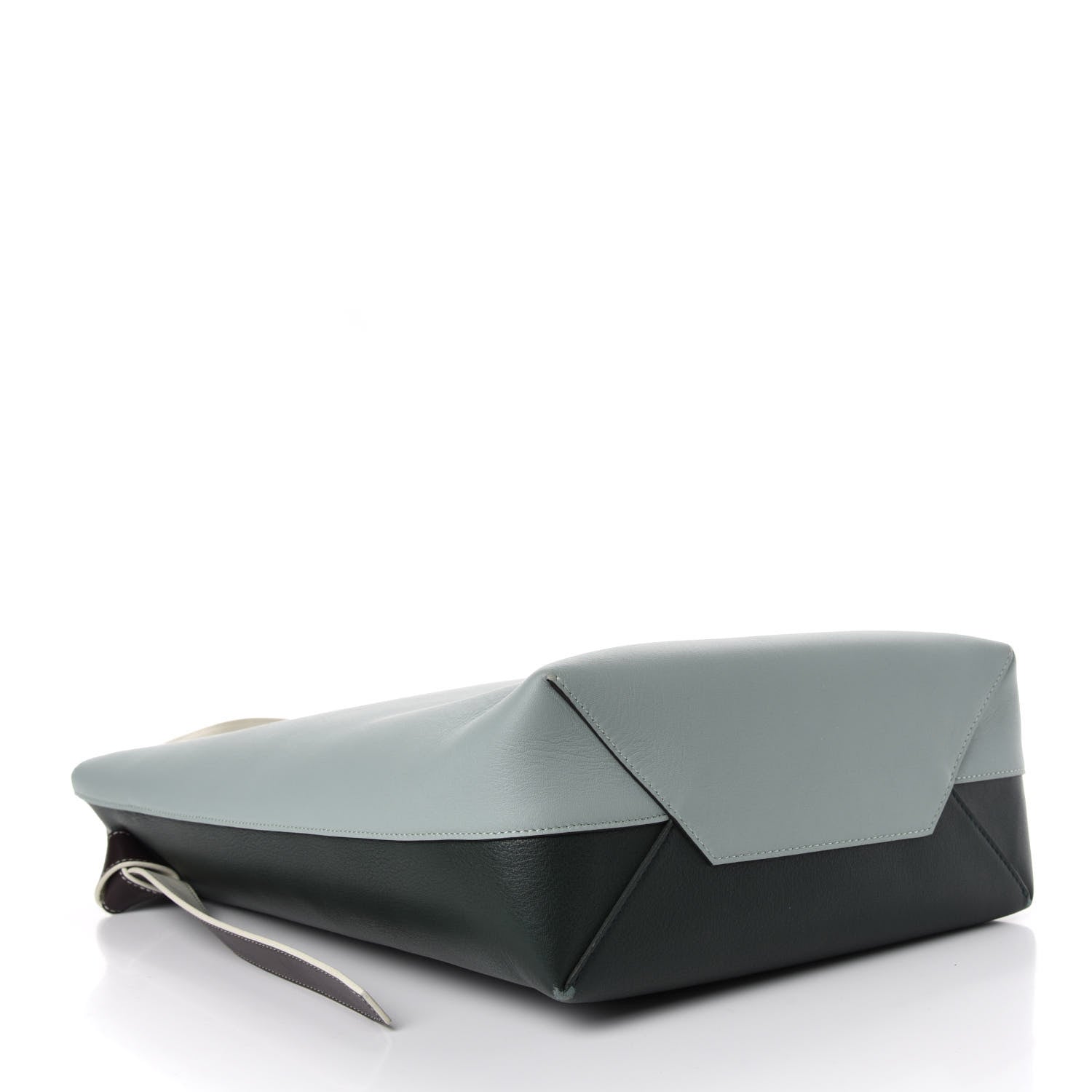 Celine Shiny Smooth Calfskin Small Twisted Cabas Jade Forest 4 of 13