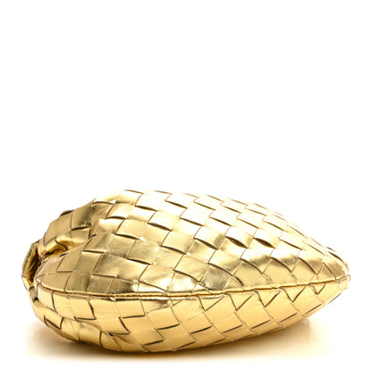 Bottega Veneta Metallic Nappa Intrecciato Mini Jodie Gold 4 of 10