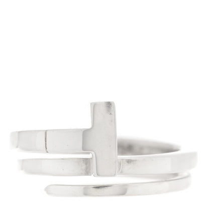 Tiffany Sterling Silver T Square Wrap Ring 50 5.5 1 of 5