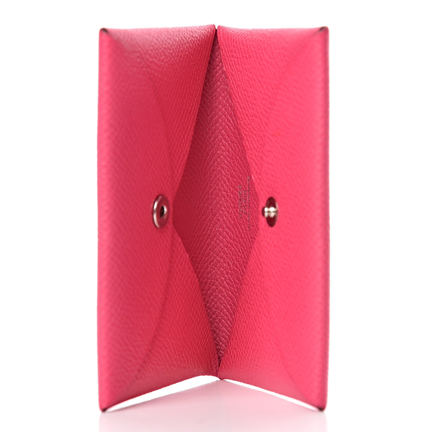 Epsom Calvi Card Case Rose Tyrien