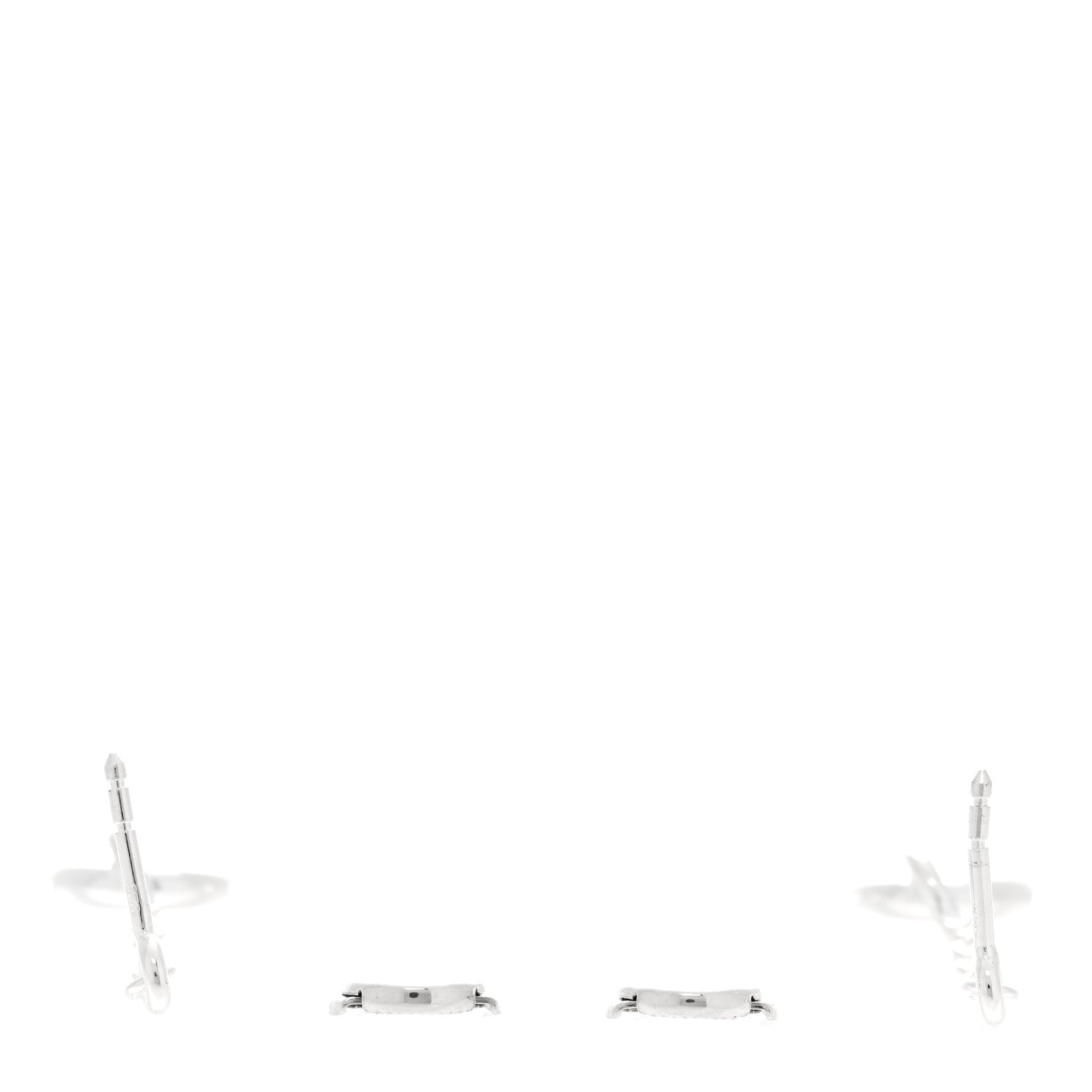 Hermes Sterling Silver Farandole Drop Earrings 3 of 5