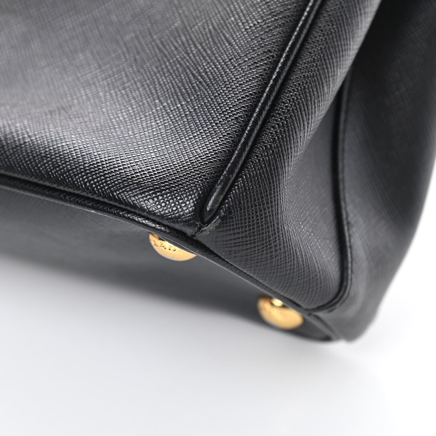 Prada Saffiano Mini Galleria Double Zip Tote Black 14 of 21