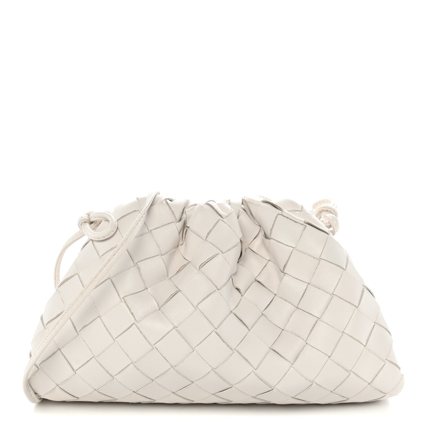 Bottega Veneta Nappa Intrecciato The Mini Pouch Chalk 1 of 10