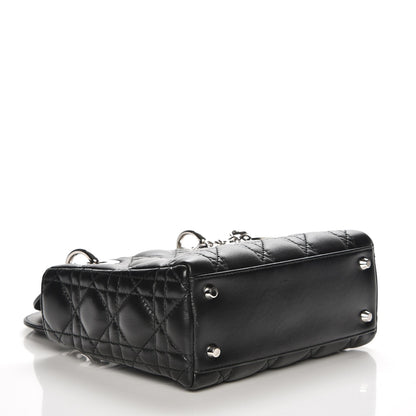 Christian Dior Lambskin Cannage Mini Lady Dior Black 4 of 8