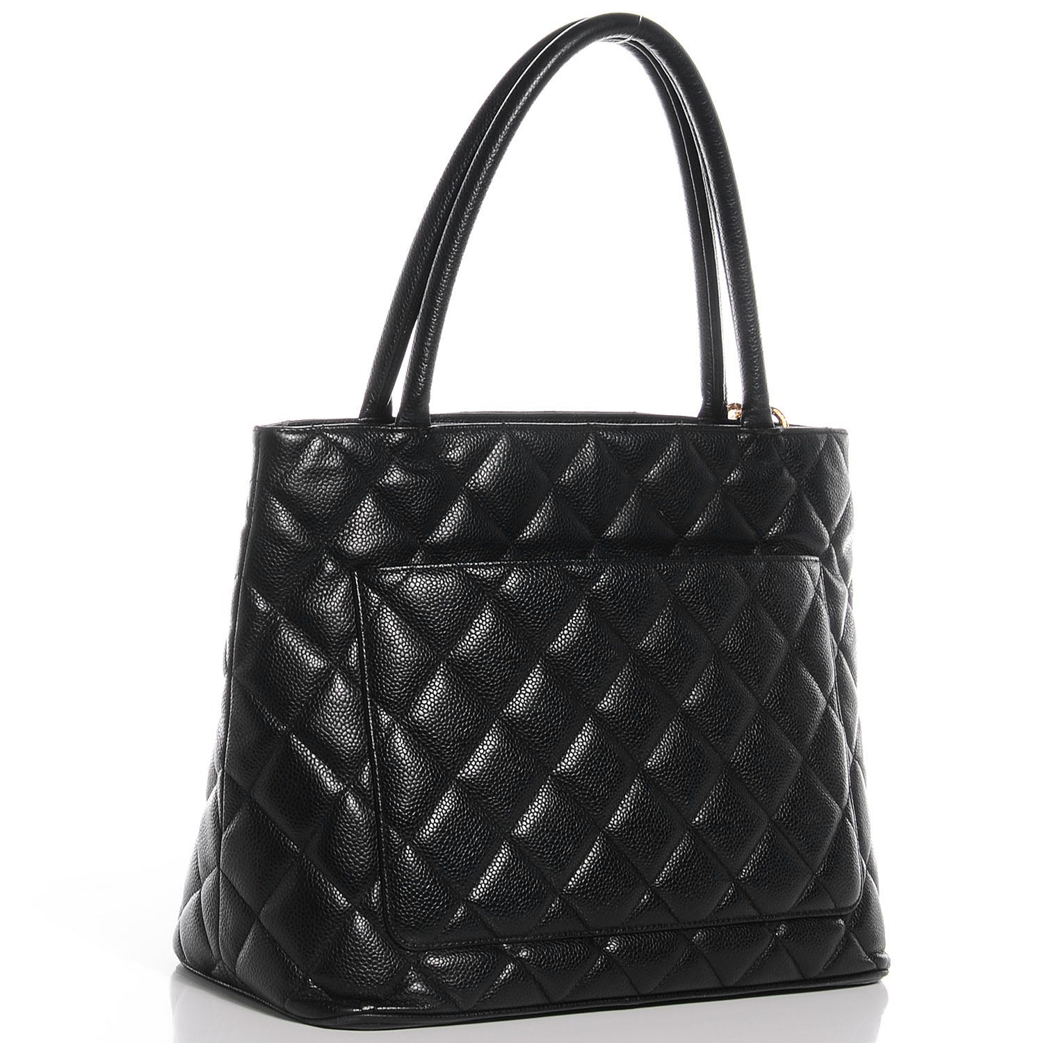 Chanel Caviar Medallion Tote Black 3 of 7