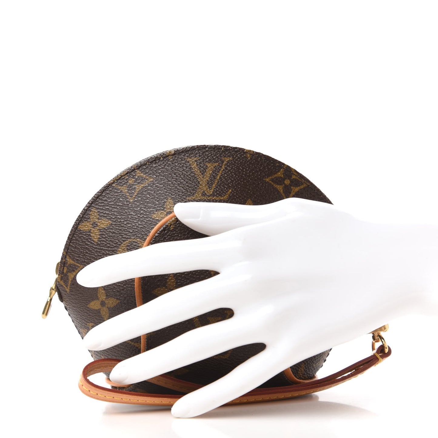 Monogram Mini Ellipse Wristlet Clutch