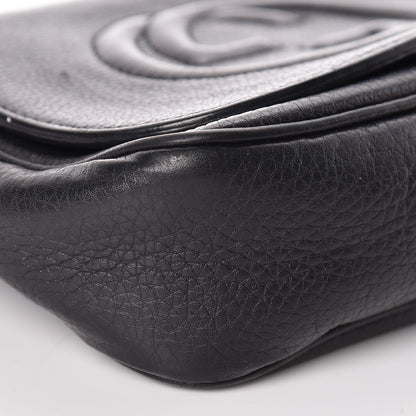 Gucci Pebbled Calfskin Small Soho Flap Crossbody Black 8 of 10