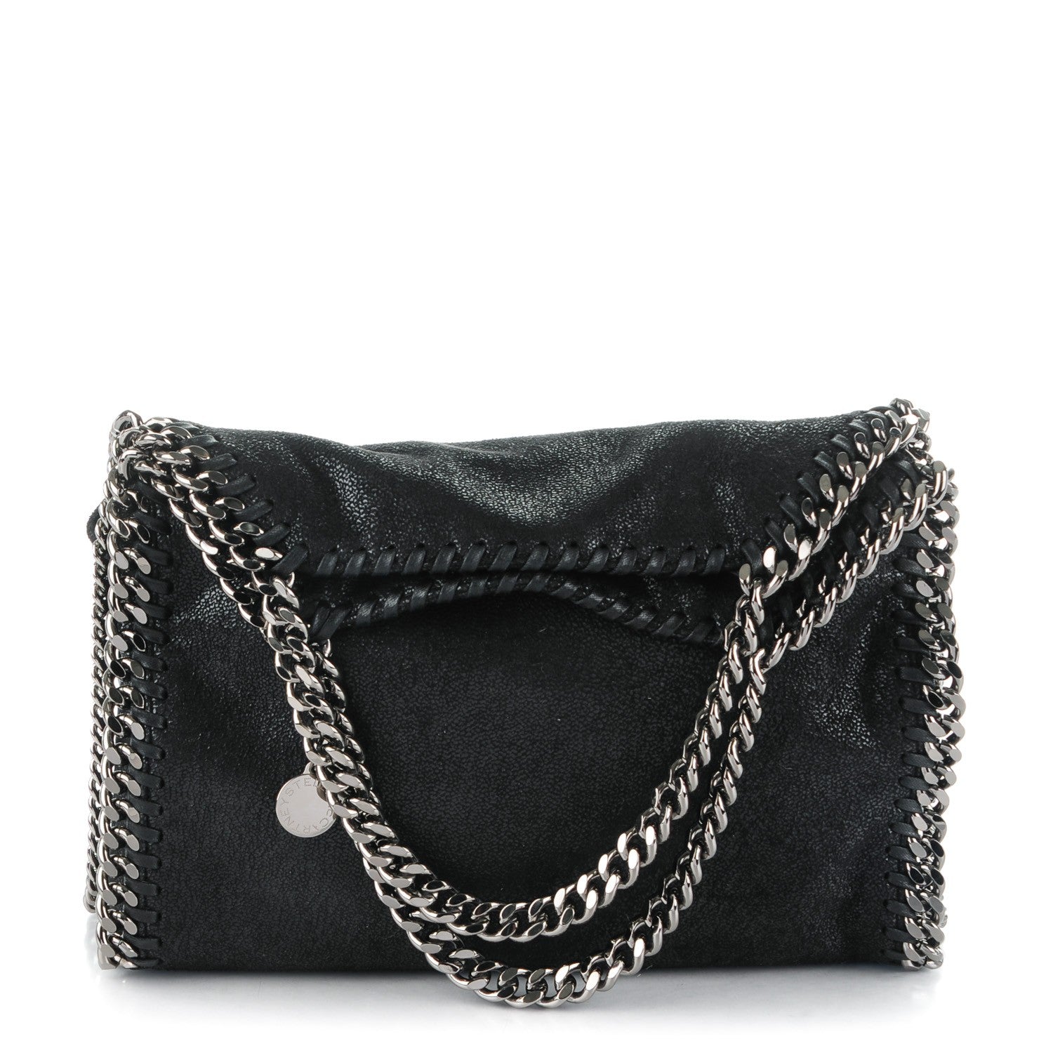 Stella McCartney Shaggy Deer Mini Falabella Tote Black 1 of 8