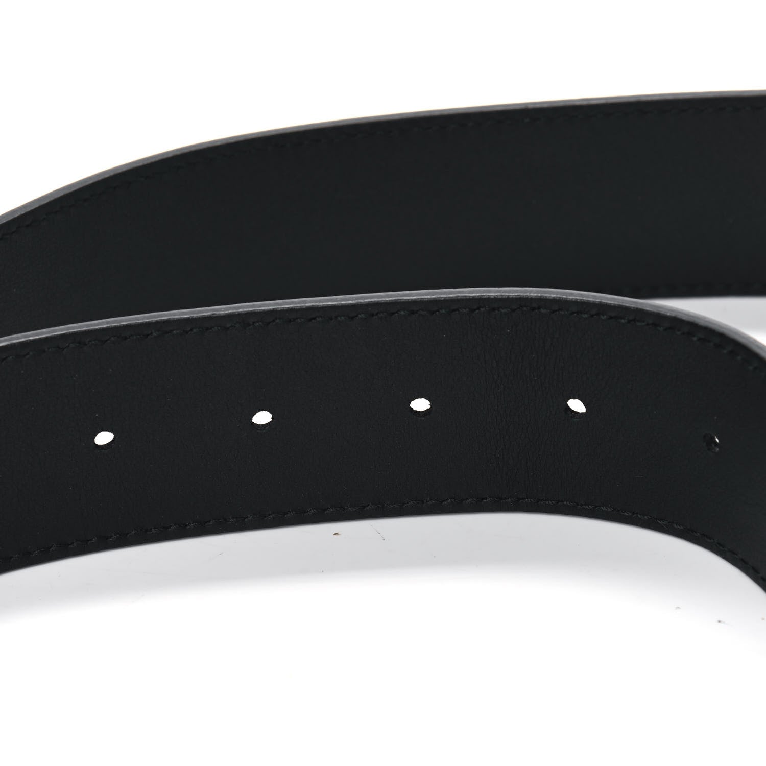 Gucci Moon Calfskin Nickel Double G 40mm Belt 100 40 Black 4 of 6