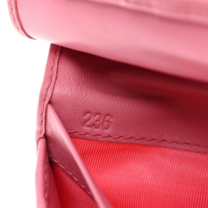 Prada Vitello Move Metal Compact Wallet Geranio 7 of 9