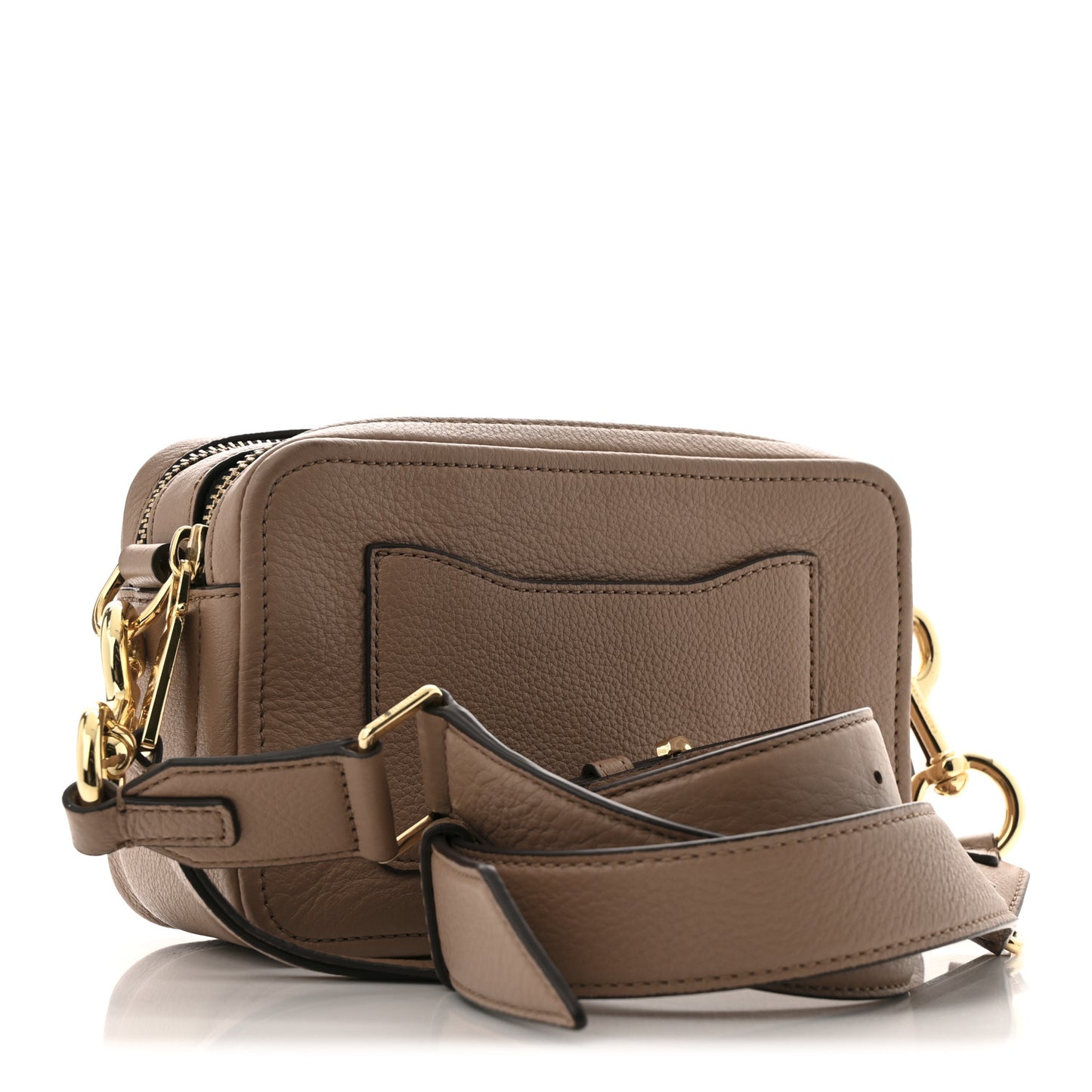 Calfskin Quilted The Moto Shot 21 Bag Dusty Beige