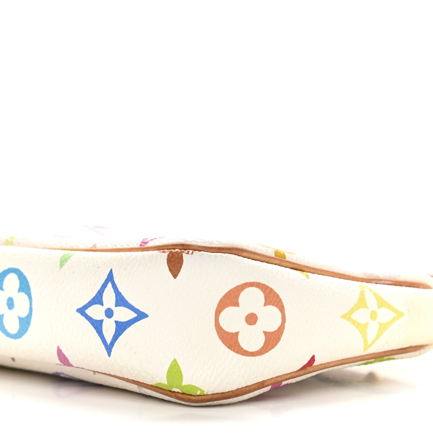Monogram Multicolor Pochette Accessories White