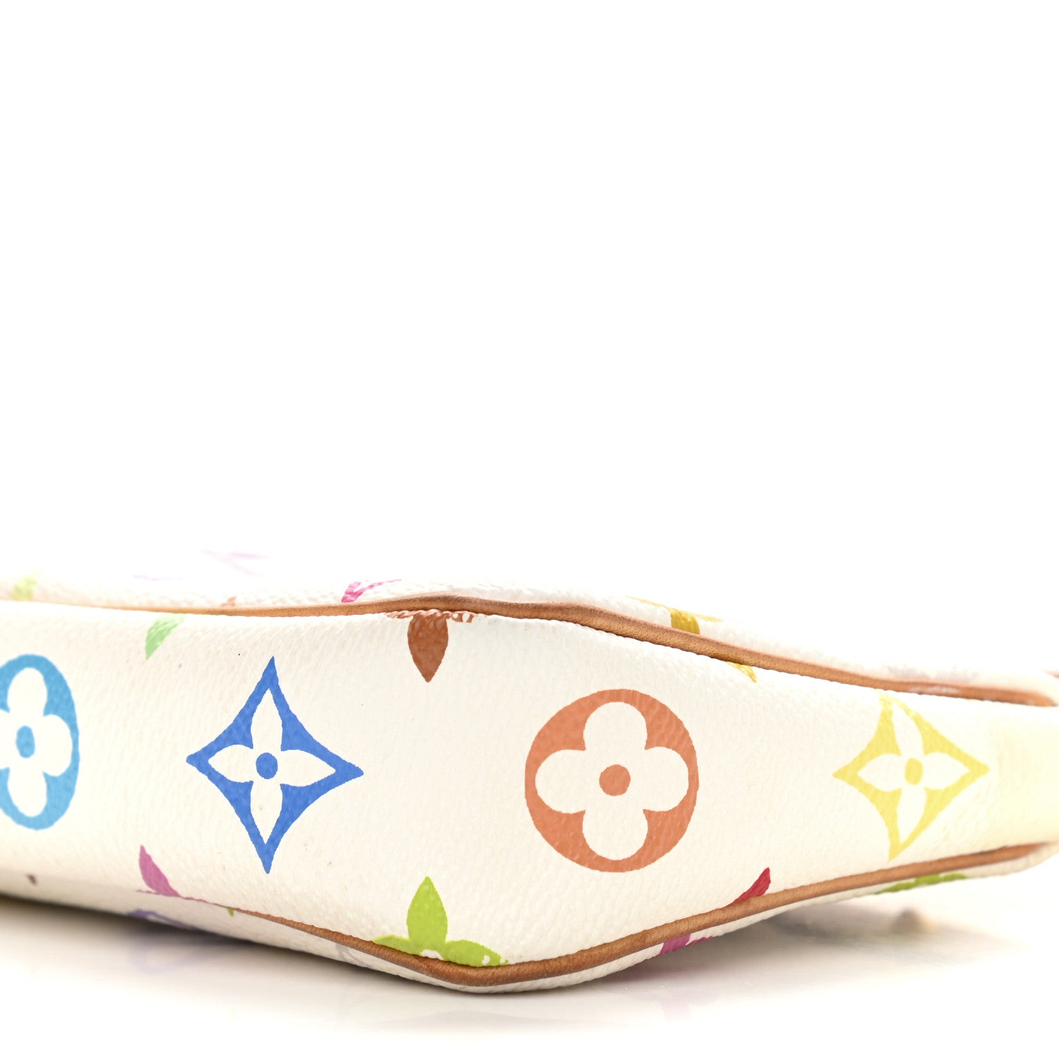 Louis Vuitton Monogram Multicolor Pochette Accessories White 8 of 10