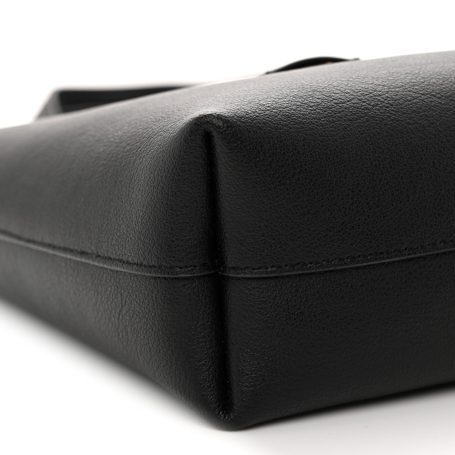 Saint Laurent Calfskin Toy Shopping Tote Black 9 of 10