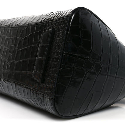 Givenchy Calfskin Crocodile Embossed Small Antigona Black 10 of 10