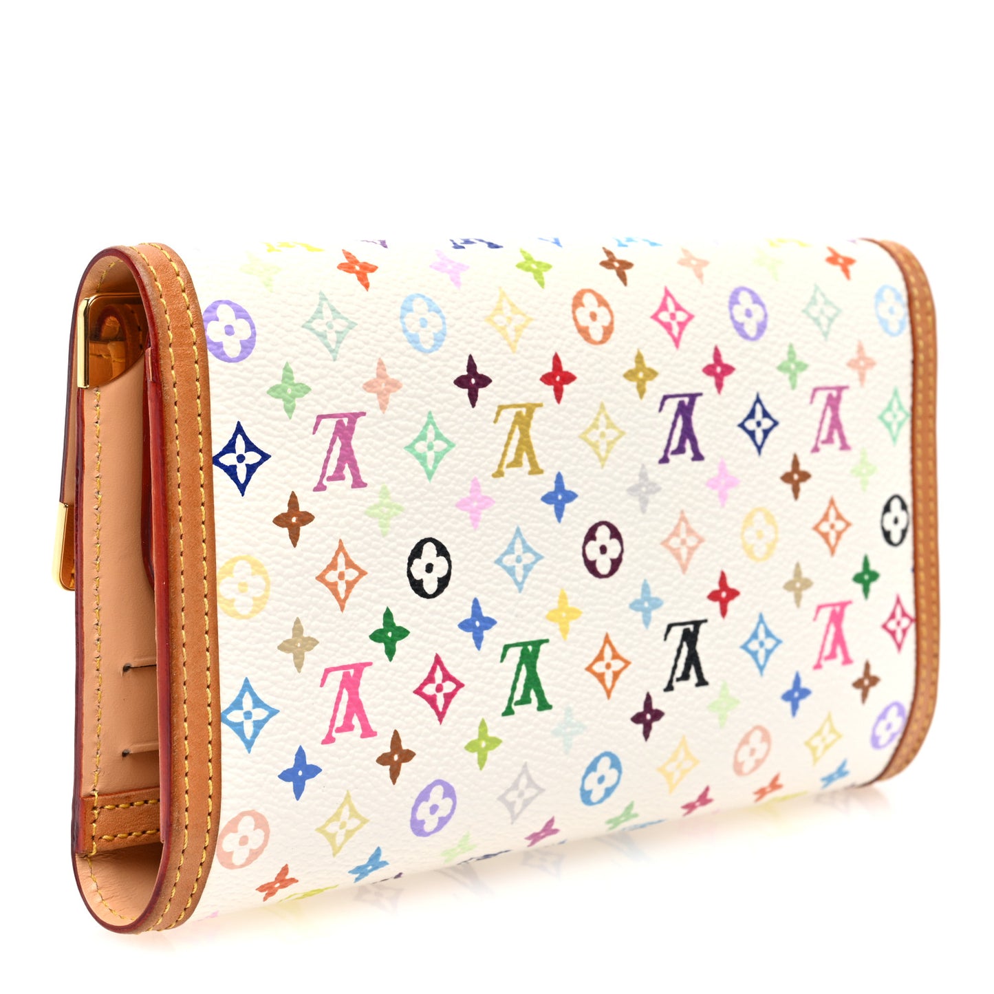 Monogram Multicolor Porte Tresor International Wallet White