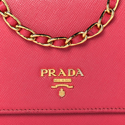 Prada Saffiano Metal Oro Chain Wallet Tamaris 7 of 11
