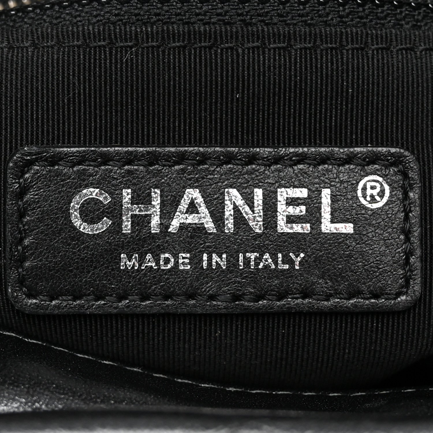 Chanel Aged Calfskin CC Quilted Small Gabrielle Hobo Black 6 of 12