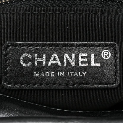 Chanel Aged Calfskin CC Quilted Small Gabrielle Hobo Black 6 of 12
