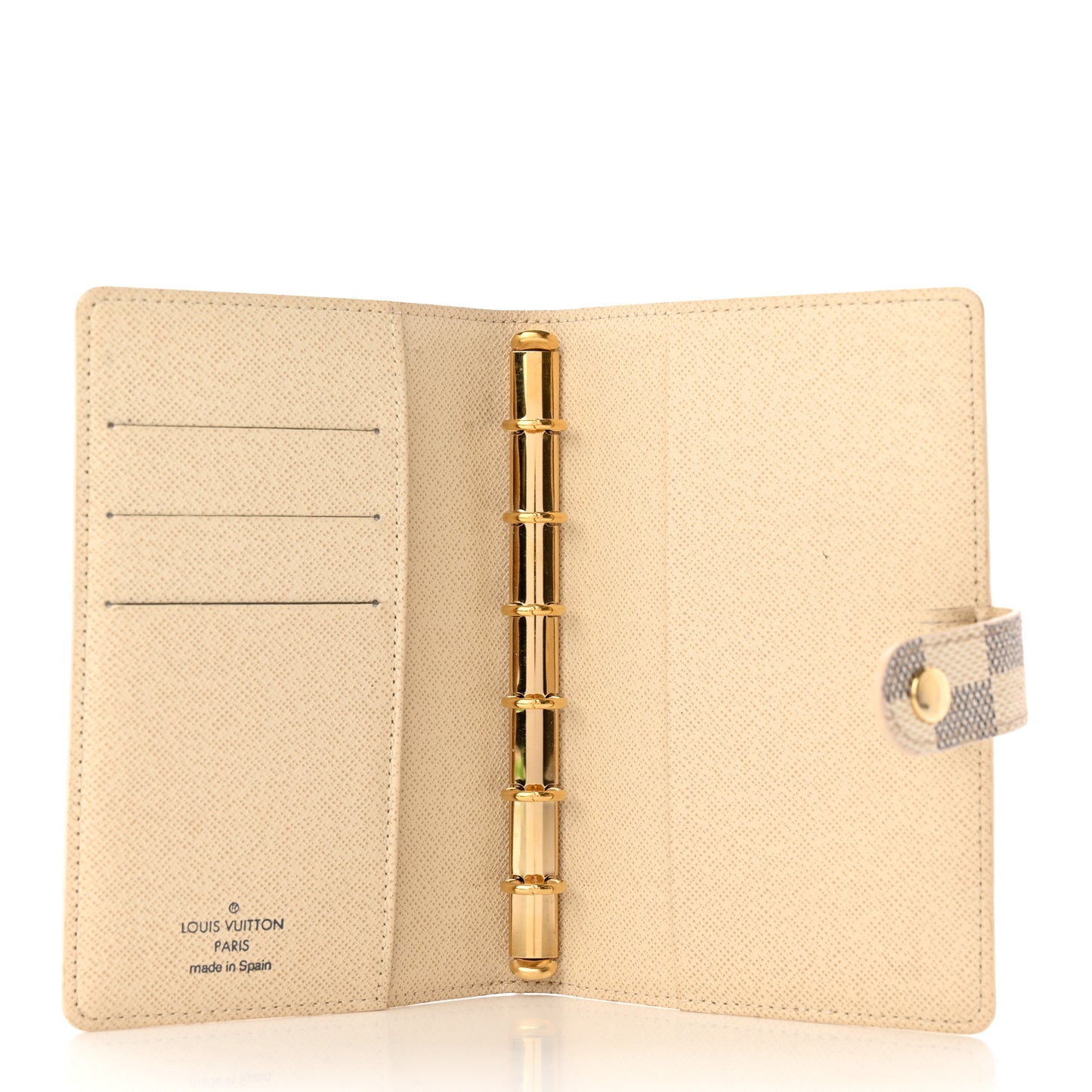 Damier Azur Small Ring Agenda Cover