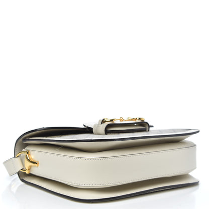 Gucci GG Supreme Monogram Horsebit 1955 Shoulder Bag Beige Mystic White 4 of 11