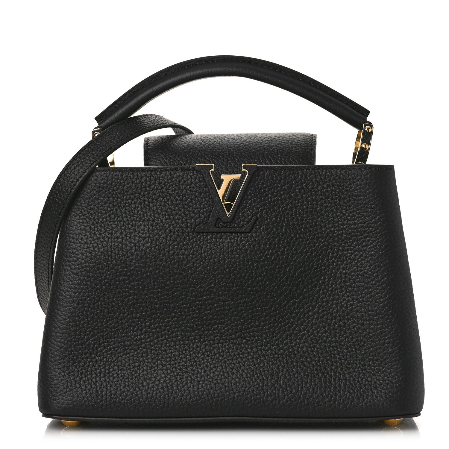 Louis Vuitton Taurillon Capucines BB Black 1 of 8