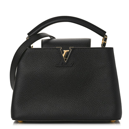 Louis Vuitton Taurillon Capucines BB Black 1 of 8