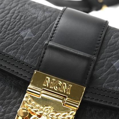 MCM Visetos Small Tracy Shoulder Bag Black 12 of 12