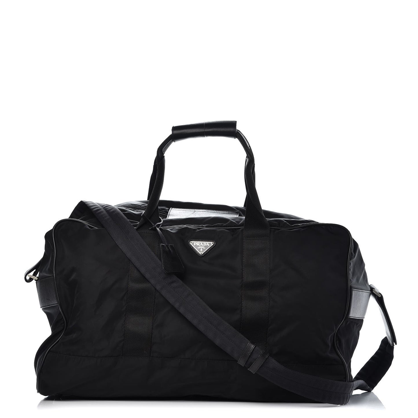 Tessuto Nylon Saffiano Weekender Black