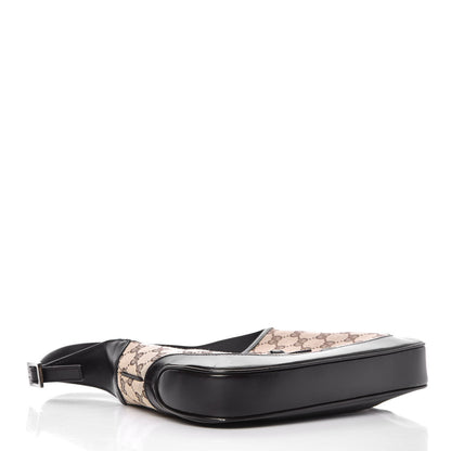 Gucci Monogram Web Small Jackie O Hobo Dark Brown 4 of 10