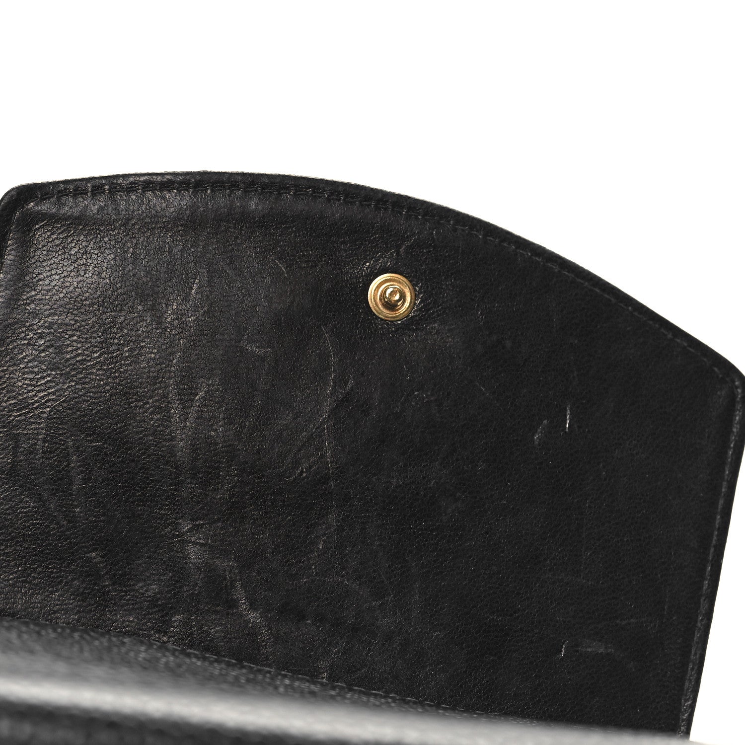 Chanel Caviar Timeless CC Compact French Wallet Black 10 of 10