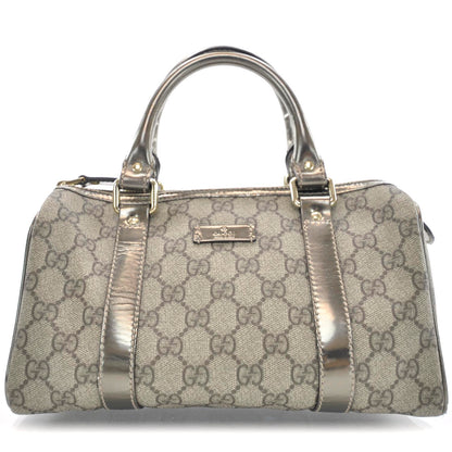 Gucci Monogram Small Joy Boston Metallic 1 of 11