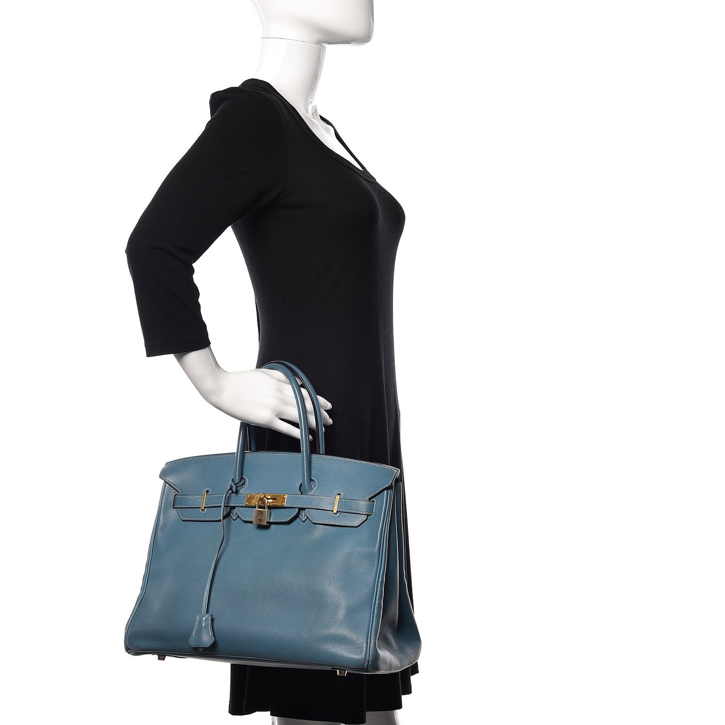 Swift Birkin 35 Blue Jean
