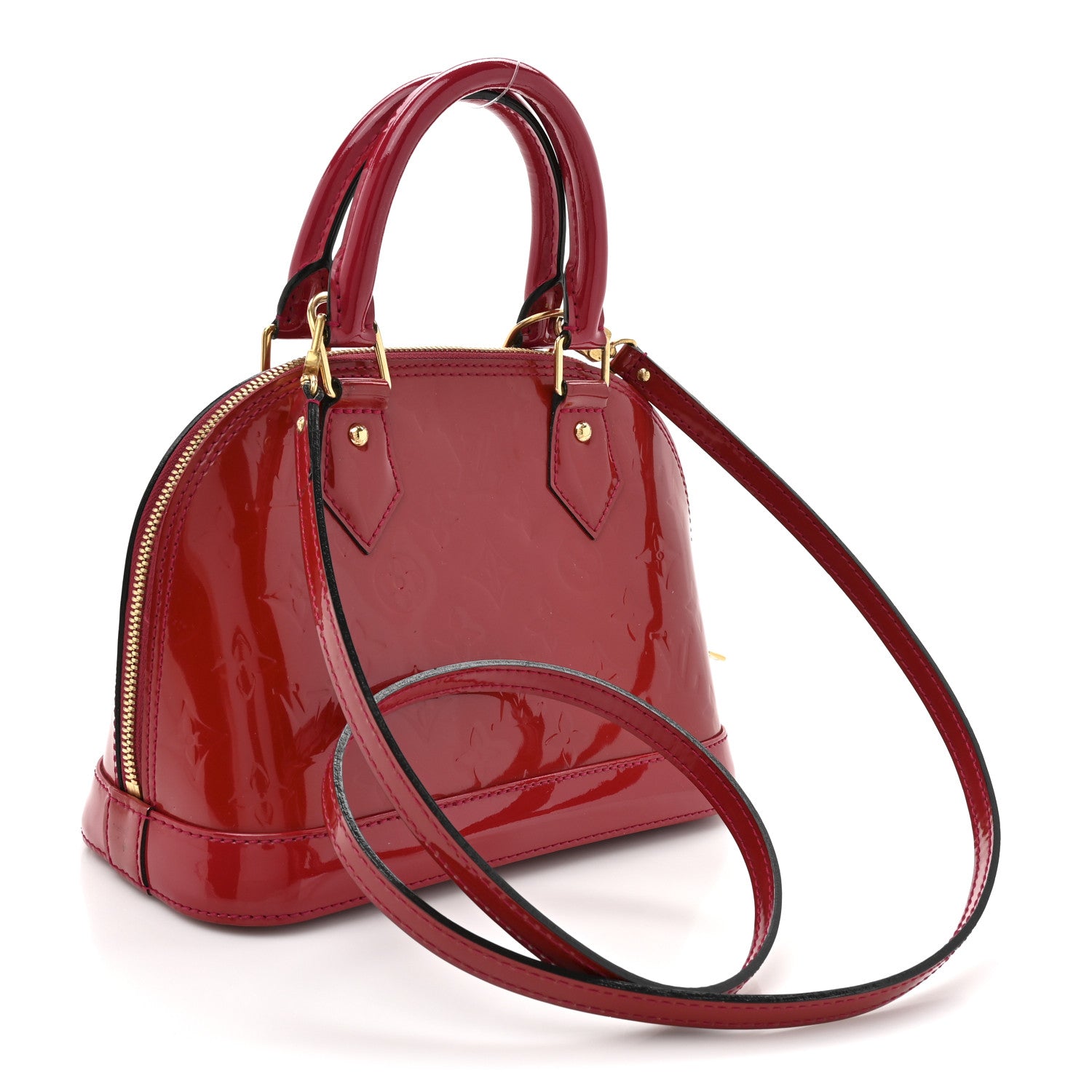 Louis Vuitton Vernis Alma BB Rose Indien 3 of 11