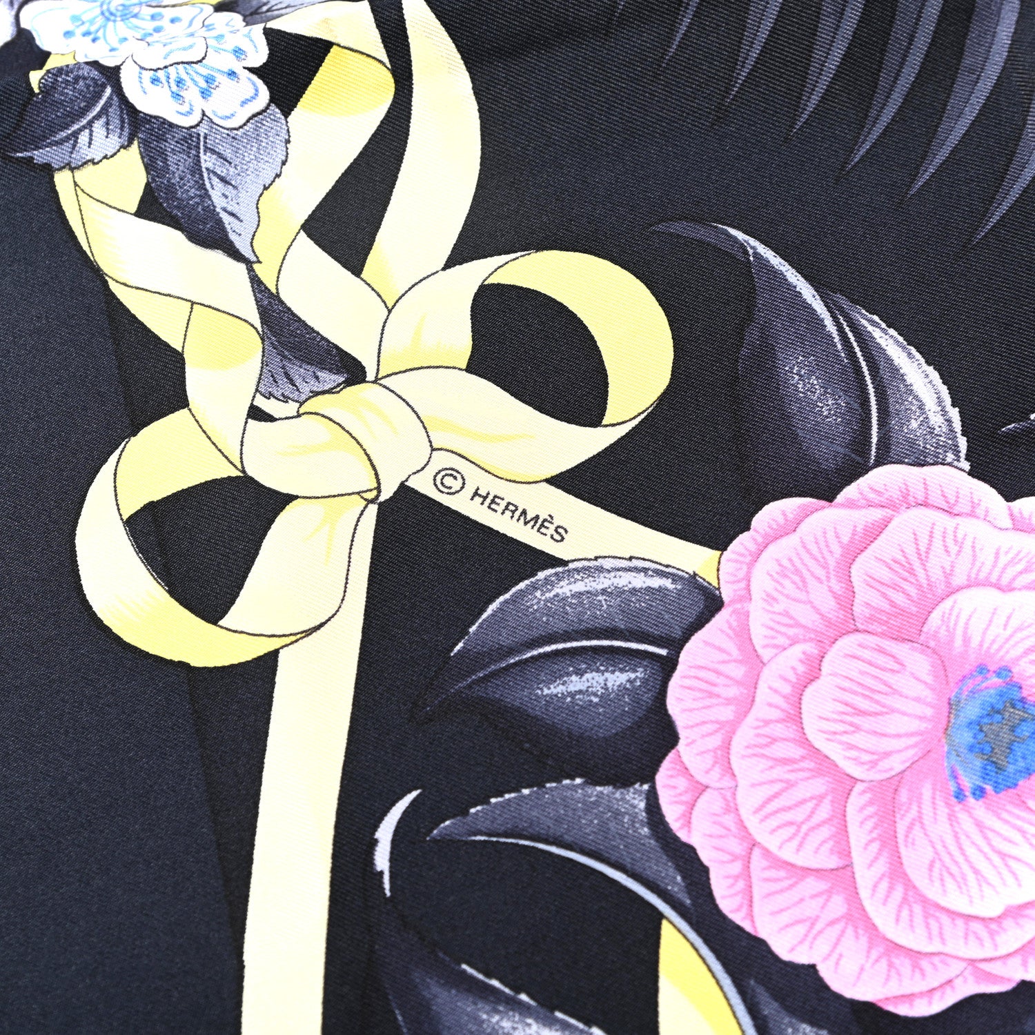 Hermes Silk Fleurs De L'Opera Scarf 90 3 of 4